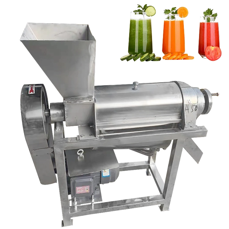 High Quality Screw Juice Extractor Industrial Juicer for Fruit Vegetable Automatic Pineapple Juice Processing Plant Industrial Stainless Steel Cold Press Juicer