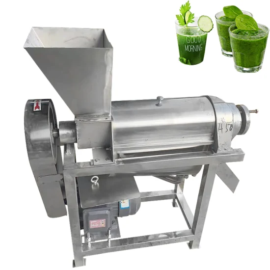 Extractor de jugo de tornillo de alta calidad Exprimidor industrial para frutas y verduras Planta de procesamiento automática de jugo de piña Exprimidor industrial de prensa en frío de acero inoxidable